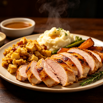 Roast Chicken & Stuffing Dinner