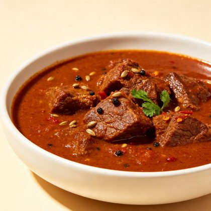 Slow Cooked Beef Madras