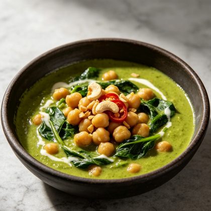 Chickpea & Spinach Curry